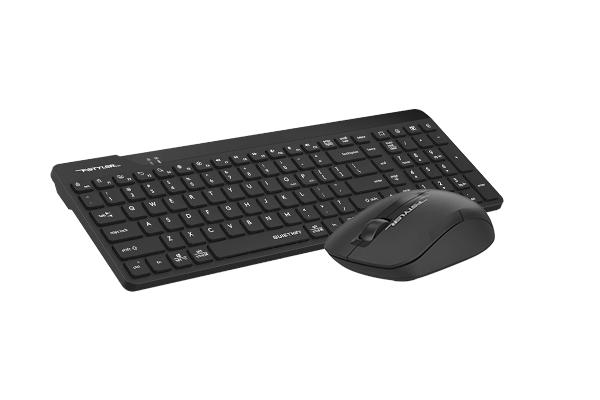 Комплект клавиатура и мишка А4tech FG2300 AIR2, Wireless, черни