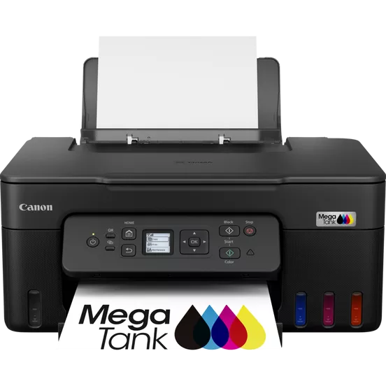 Мастилоструйно многофункционално устройство Canon PIXMA G3480 AIO, цветен, принтер/копир/скенер, A4, 4800 x 1200dpi, approx. 11 ipm/ 6.0 ipm, Hi-Speed USB, LAN, Wi-Fi, Cloud Link