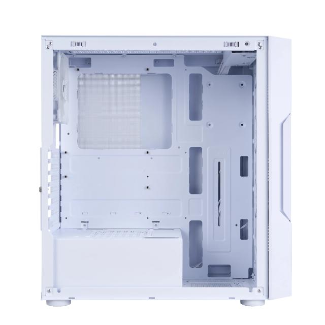 Кутия за компютър 1stPlayer TRILOBITE T7 White, Middle Tower, 1x USB 3.0, 1x USB 2.0, 1x HD Audio, Mini-ITX, Micro-ATX, ATX