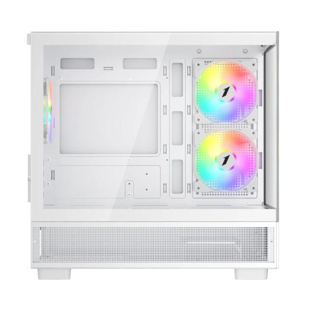 Кутия за компютър 1stPlayer MIKU Mi5 White, Mini Tower, 1x USB 3.0, 1x USB 2.0, 1x HD Audio, Mini-ITX, Micro-ATX