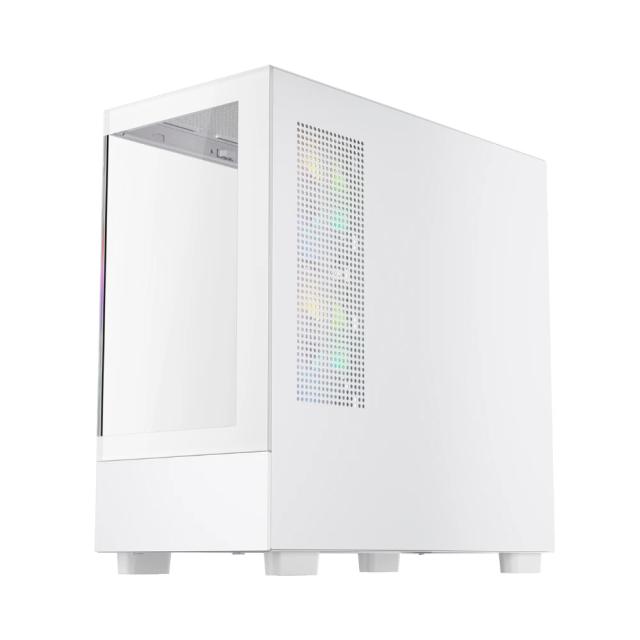 Кутия за компютър 1stPlayer MIKU Mi5 White, Mini Tower, 1x USB 3.0, 1x USB 2.0, 1x HD Audio, Mini-ITX, Micro-ATX