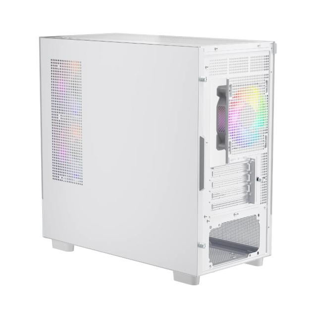 Кутия за компютър 1stPlayer MIKU Mi5 White, Mini Tower, 1x USB 3.0, 1x USB 2.0, 1x HD Audio, Mini-ITX, Micro-ATX