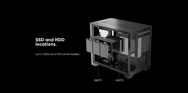Кутия за компютър 1stPlayer UV6 Black, Mini Tower, 2x USB 3.0, 1x HD Audio, Mini-ITX, Micro-ATX
