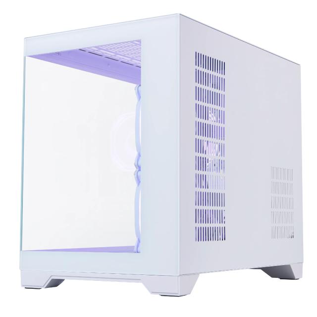 Кутия за компютър 1stPlayer MV6-TP White, Mini Tower, 2x USB 3.0, 1x HD Audio, Mini-ITX, Micro-ATX
