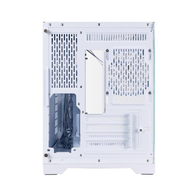 Кутия за компютър 1stPlayer MV6-TP White, Mini Tower, 2x USB 3.0, 1x HD Audio, Mini-ITX, Micro-ATX