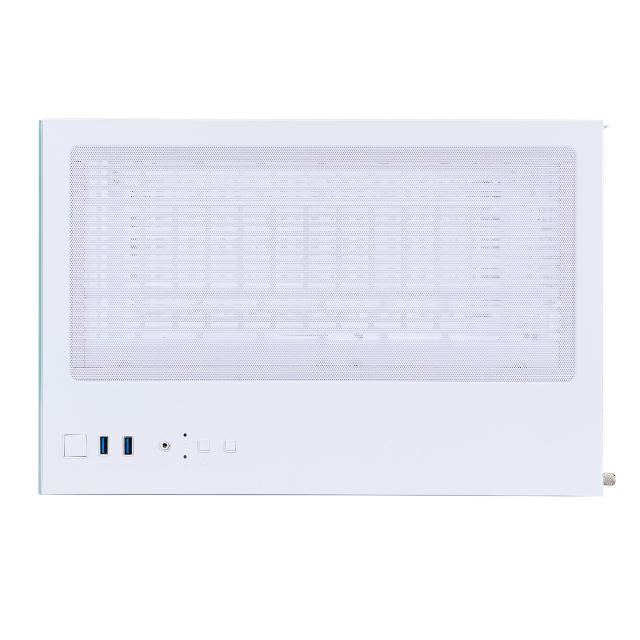 Кутия за компютър 1stPlayer MV6-TP White, Mini Tower, 2x USB 3.0, 1x HD Audio, Mini-ITX, Micro-ATX