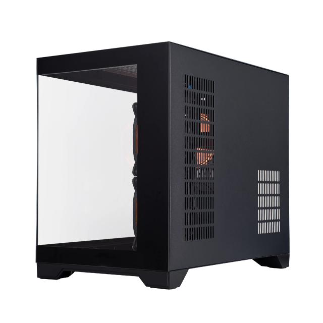 Кутия за компютър 1stPlayer MV6-TP Black, Mini Tower, 2x USB 3.0, 1x HD Audio, Mini-ITX, Micro-ATX