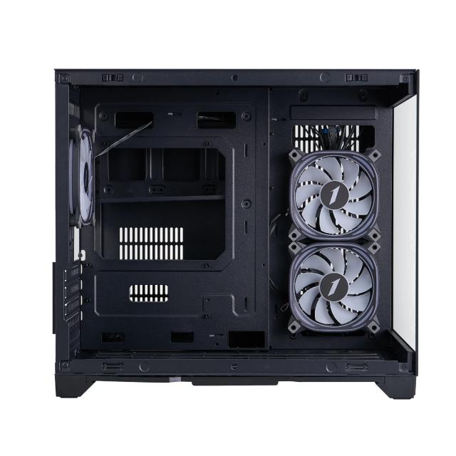 Кутия за компютър 1stPlayer MV6-TP Black, Mini Tower, 2x USB 3.0, 1x HD Audio, Mini-ITX, Micro-ATX