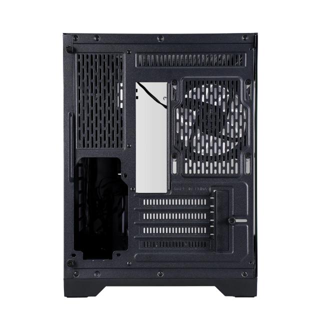 Кутия за компютър 1stPlayer MV6-TP Black, Mini Tower, 2x USB 3.0, 1x HD Audio, Mini-ITX, Micro-ATX