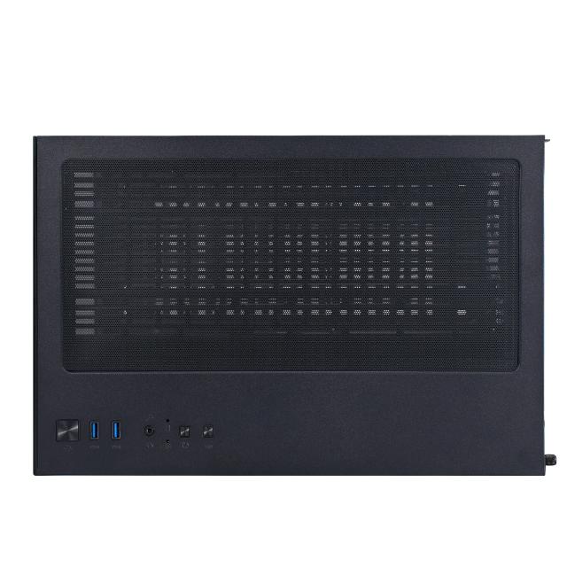 Кутия за компютър 1stPlayer MV6-TP Black, Mini Tower, 2x USB 3.0, 1x HD Audio, Mini-ITX, Micro-ATX
