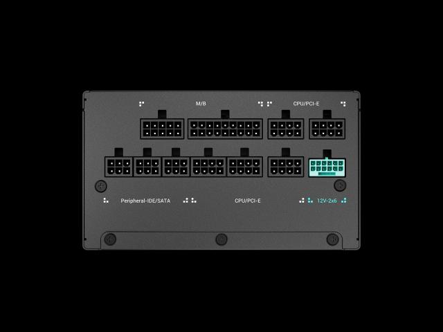 Захранване DeepCool PN1200-M, 1200W, Active PFC, 80 Plus Gold, ATX 3.1, Full Modular