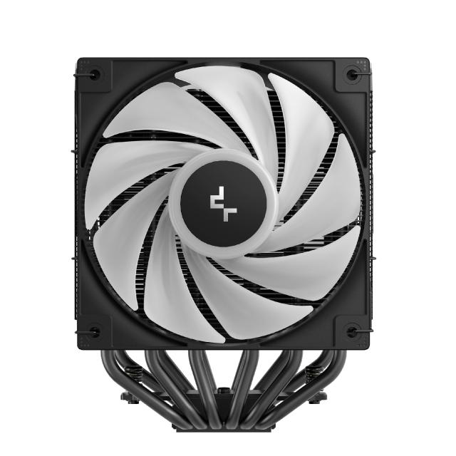 Охладител за процесор DeepCool AG620 BK, Addressable RGB V2, Dual-Tower, 3 pin/4 pin PWM - LGA1851/AM5