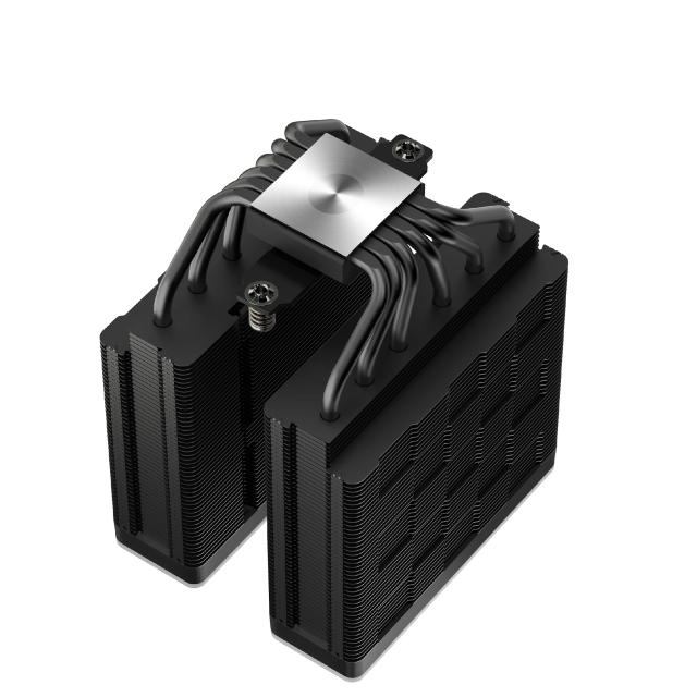 Охладител за процесор DeepCool AG620 BK, Addressable RGB V2, Dual-Tower, 3 pin/4 pin PWM - LGA1851/AM5