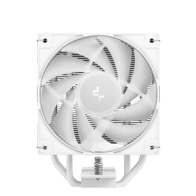Охладител за процесор DeepCool AG400 White, Addressable RGB V2, 3 pin/4 pin PWM - LGA1851/AM5