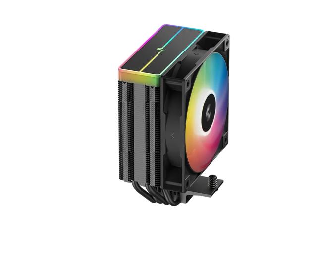 Охладител за процесор DeepCool AG400 Black, Addressable RGB V2, 3 pin/4 pin PWM - LGA1851/AM5