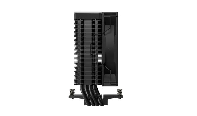 Охладител за процесор DeepCool AG400 Black, Addressable RGB V2, 3 pin/4 pin PWM - LGA1851/AM5
