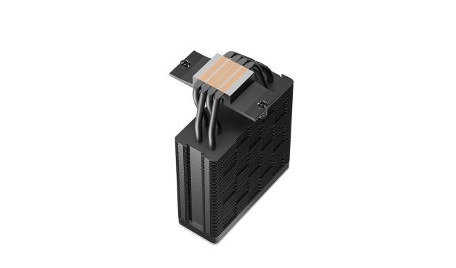 Охладител за процесор DeepCool AG400 Black, Addressable RGB V2, 3 pin/4 pin PWM - LGA1851/AM5