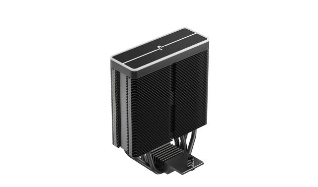 Охладител за процесор DeepCool AG400 Black, Addressable RGB V2, 3 pin/4 pin PWM - LGA1851/AM5