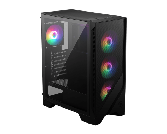 Кутия MSI MAG FORGE 120A B65, Mid-Tower, 2 x USB 3.2 Gen1 Type-A, ATX / M-ATX / ITX