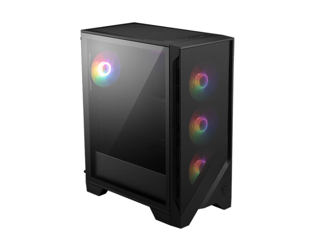 Кутия MSI MAG FORGE 120A B65, Mid-Tower, 2 x USB 3.2 Gen1 Type-A, ATX / M-ATX / ITX