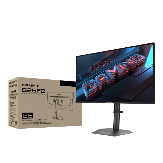 Монитор Gigabyte G25F2, 24.5" (62.23 cm) SS IPS FHD, 200Hz, 1 ms, 1000:1, 300cd/m2, HDMI, DP