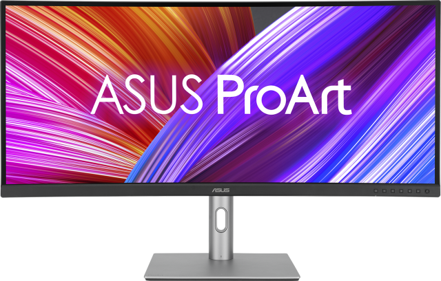 Монитор ASUS ProArt PA34VCNV, 34.1" (86.61 cm) IPS Anti-Glare 3800R Curved, 60Hz, 5ms(GTG), 1000:1, 300cd/㎡, HDMI, DP, USB, USB Type-C, RJ-45