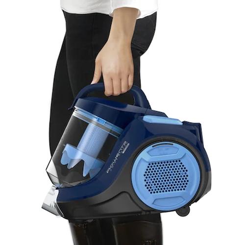 Прахосмукачка Rowenta RO2981EA, SWIFT POWER BLUE Home & Car, 750W,  77dB, 1,2L, Crevice 2in1, Parquet, Mini turbobrush, Upholstery, XXL Flexi Crevice