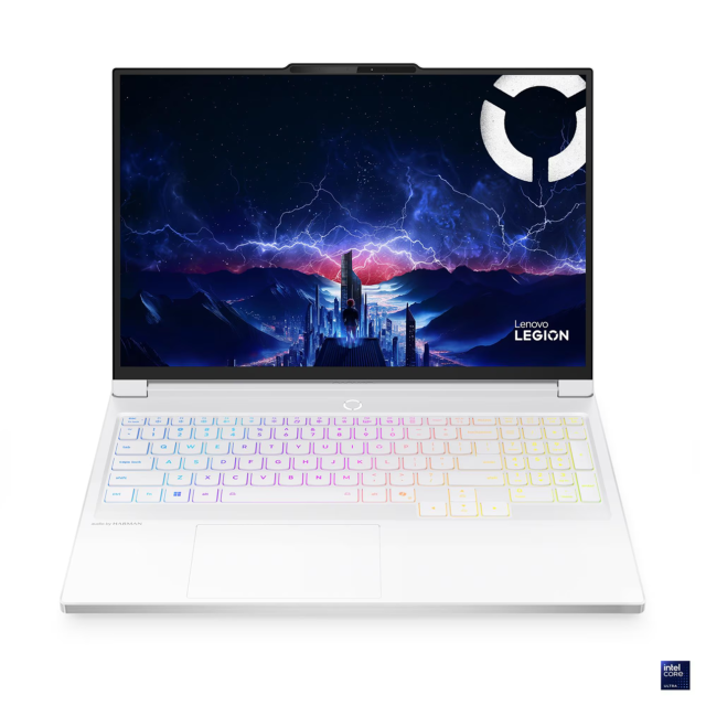 Лаптоп Lenovo Legion 7 16IAX10, Intel Core Ultra 9 275HX 24C (2.70 / 5.40 GHz, 36MB Cache), 16.0" (40.64 cm) WQXGA, NVIDIA RTX 5070 8GB GDDR7 DLSS 4, 32GB DDR5, 1TB  M.2 NVMe SSD, Free DOS
