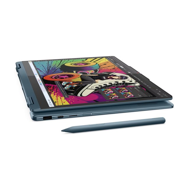 Лаптоп Lenovo Yoga 7 2-in-1 14AKP10, AMD Ryzen AI 5 340 6C (2.0 / 4.8 GHz, 16MB Cache), 14.0" (35.56 cm) Full HD+, Touch Screen, AMD Radeon 840M, 24GB DDR5, 1TB M.2 NVMe SSD, Windows 11 Home