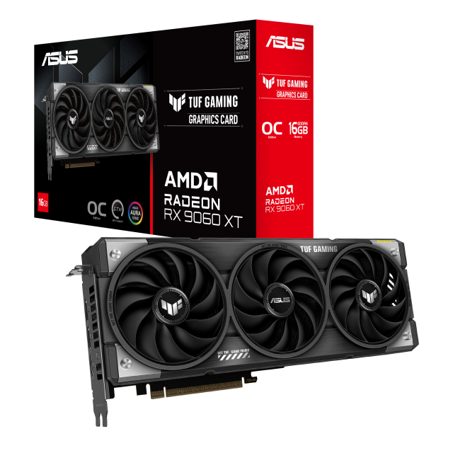 Видео карта ASUS TUF GAMING RADEON RX 9060 XT OC 16GB GDDR6, 128-bit, HDMI, 2x DP