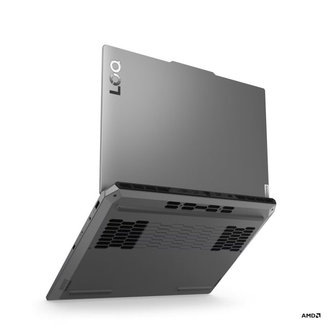 Лаптоп Lenovo LOQ 15AHP9, AMD Ryzen 5 8645HS 6C (4.3 / 5.0 GHz, 16MB Cache), 15.6'' (39.62 cm) FHD IPS, 144Hz, NVIDIA GF RTX4050 6GB GDDR6 DLSS 3, 16GB DDR5, 512GB M.2 NVMe SSD, Free DOS