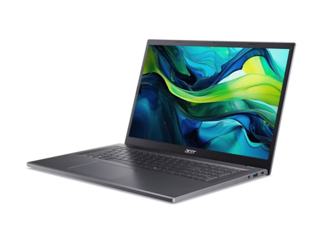 Лаптоп Acer Aspire A17-51M-72HF, Intel Core i7-13620H 10C (2.4/4.9GHz, 24MB Cache), 17.3" (43.94 cm) FHD IPS, 16GB LPDDR5 RAM, 512GB SSD, Free DOS