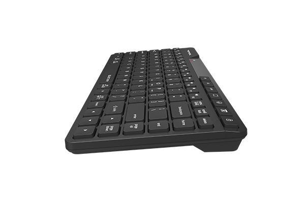 Клавиатура A4TECH FBK26C AS Fstyler, Multi-mode, Bluetooth/Wireless, мини тиха клавиатура, Multi-mode, USB, Black