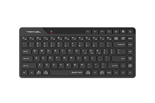 Клавиатура A4TECH FBK26C AS Fstyler, Multi-mode, Bluetooth/Wireless, мини тиха клавиатура, Multi-mode, USB, Black