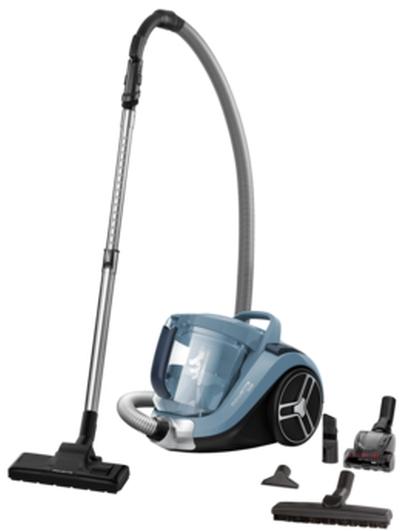 Прахосмукачка Rowenta RO4871EA COMPACT POWER XXL, LIGHT BLUE, 2.5L, 550W, 75dB, mini turbobrush, parquet - crevice tool - upholstery nozzle