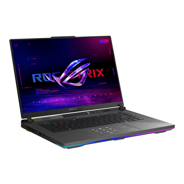 Лаптоп Asus ROG Strix G16 G614PR-RV022W, AMD Ryzen 9 7940HX 16C (2.4/5.2 GHz, 64MB Cache), 16" (40.64 cm) WUXGA IPS 165Hz Anti-Glare Display, NVIDIA GF RTX 5070 12GB GDDR7, 32GB DDR5, 1TB SSD, Windows 11 Home