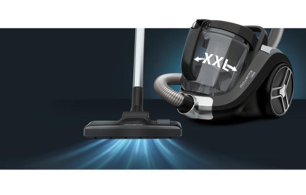 Прахосмукачка Rowenta RO4855EA COMPACT POWER XXL Black, parquet - crevice tool - upholstery nozzle