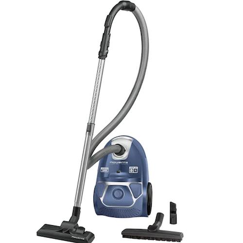 Прахосмукачка Rowenta RO3951EA, COMPACT POWER - 750W - 75 dB - 3 l - Hygiene+ bags - permanent High Efficiency filter, parquet brush, crevise