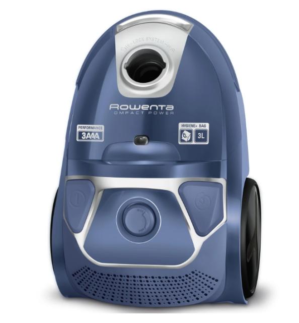 Прахосмукачка Rowenta RO3951EA, COMPACT POWER - 750W - 75 dB - 3 l - Hygiene+ bags - permanent High Efficiency filter, parquet brush, crevise