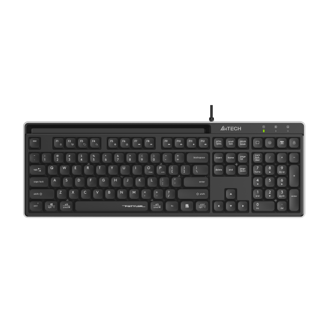 Клавиатура A4TECH Fstyler FX72, ниско профилна, ножична технология, USB