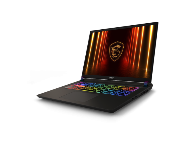 Лаптоп MSI Vector 17 HX AI A2XWJG, Intel Core Ultra 9 275HX 24C (2.70 / 5.40 GHz, 36MB Cache), 17" (43.18 cm) WQXGA IPS 240Hz Anti-Glare Display, NVIDIA GF RTX 5090 24GB GDDR7 DLSS 4, 32GB DDR5, 1TB M.2 NVMe SSD, Windows 11 Home 