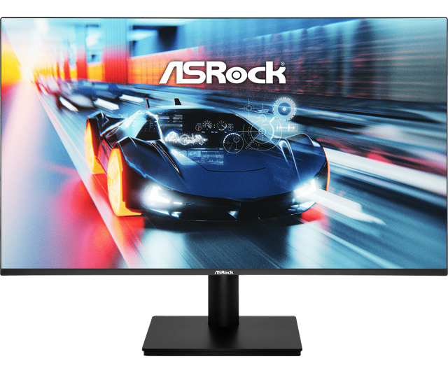 Монитор ASRock CL27FFA, 27"(68.58cm) FHD IPS Display, 120Hz, 1ms, 300 cd/m2, HDMI, VGA