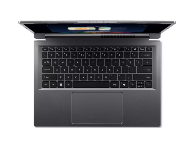 Лаптоп Acer Aspire A14-52M-74BQ, Intel Core Ultra 7 256V 8C (2.2 / 4.8 GHz, 12MB Cache), 14" (35.6 cm), Intel Arc Graphics 140V, WUXGA OLED Display, 16GB LPDDR5X, 512GB SSD NVMe, 1x Thunderbolt, Windows 11 Home