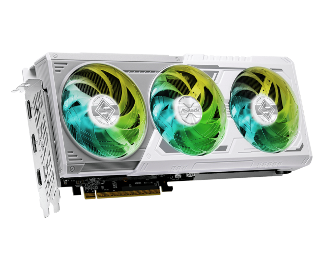 Видео карта ASRock RADEON RX 9060 XT Steel Legend 16GB OC GDDR6, 128-bit, HDMI, 2x DP