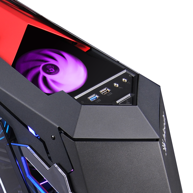 Кутия A4Tech Bloody GN-30 Rogue, Mid-Tower, 1x USB 2.0, 1x USB 3.0, 1x HD Audio/1x Mic, ATX / Micro ATX / Mini ITX