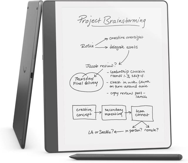 Електронна книга Amazon Kindle Scribe (2024), E-ink, Premium Pen,10.2" (25.91 cm) 300 ppi, MediaTek MT8113, 2GB RAM, 32GB Flash памет, Bluetooth, Wi-Fi, USB Type-C