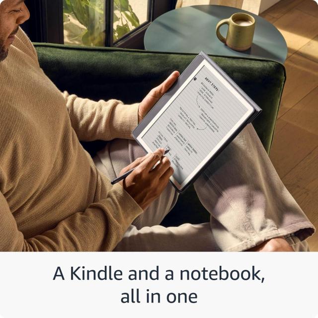 Електронна книга Amazon Kindle Scribe (2024), E-ink, Premium Pen,10.2" (25.91 cm) 300 ppi, MediaTek MT8113, 2GB RAM, 32GB Flash памет, Bluetooth, Wi-Fi, USB Type-C