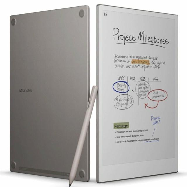 Таблет ReMarkable Paper Pro, 11.8" (29.97 cm), Четириядрен Cortex-A53, 1.8 GHz, 2GB LPDDR4, 64GB Flash памет, Bluetooth, Wi-Fi, USB
