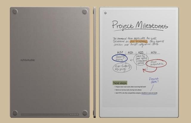Таблет ReMarkable Paper Pro, 11.8" (29.97 cm), Четириядрен Cortex-A53, 1.8 GHz, 2GB LPDDR4, 64GB Flash памет, Bluetooth, Wi-Fi, USB