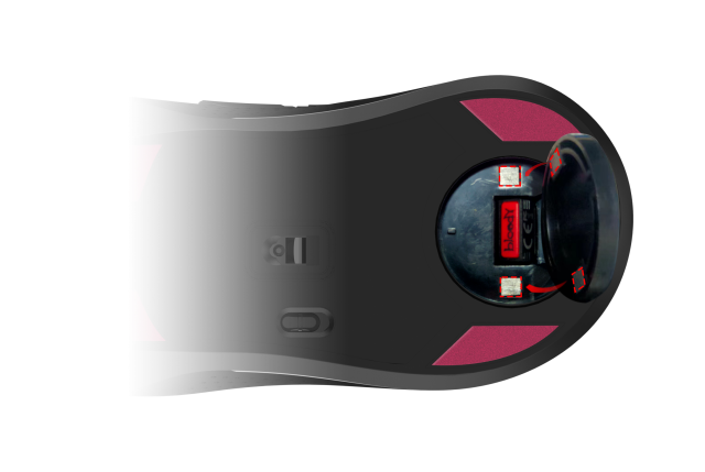 Мишка A4tech Bloody R90 Plus Stone Black, Wireless, оптичена (5 000 CPI)